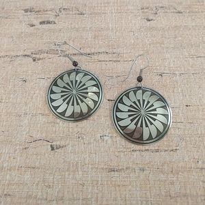 Medallion earrings